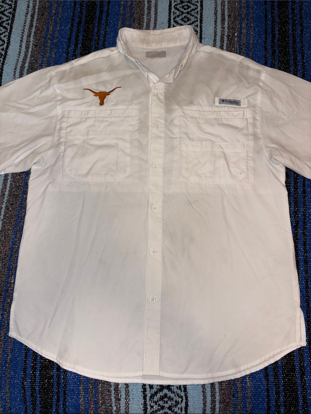 Columbia PFG University of Texas Button Down Shirt